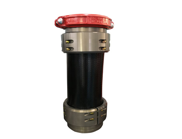 Large Diameter Hose Coupling with Victaulic Clamps
