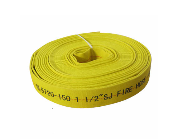 Yellow Single Jacket Fire Hose