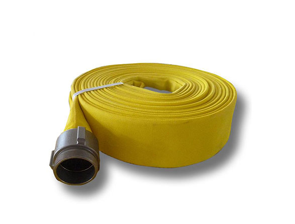 China Yellow Single Jacket Fire Hose