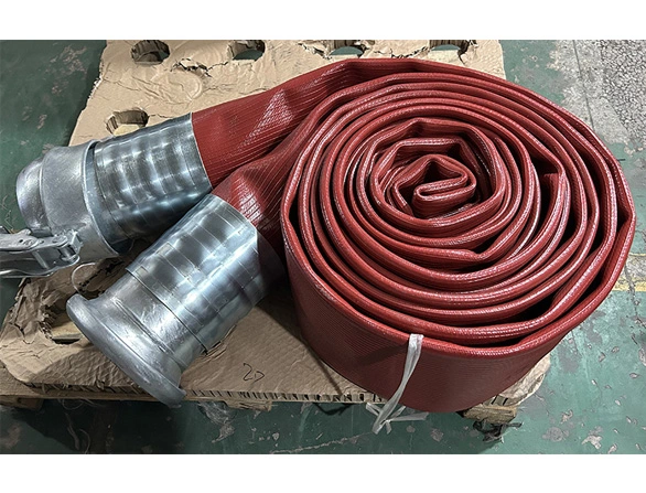 nitrile layflat hose with bauer couplings 1