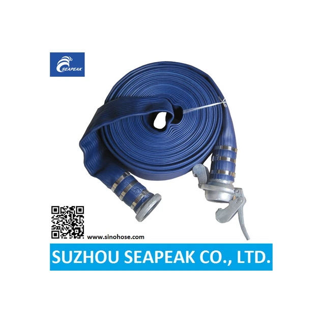 8 inch PVC layflat hose assembly